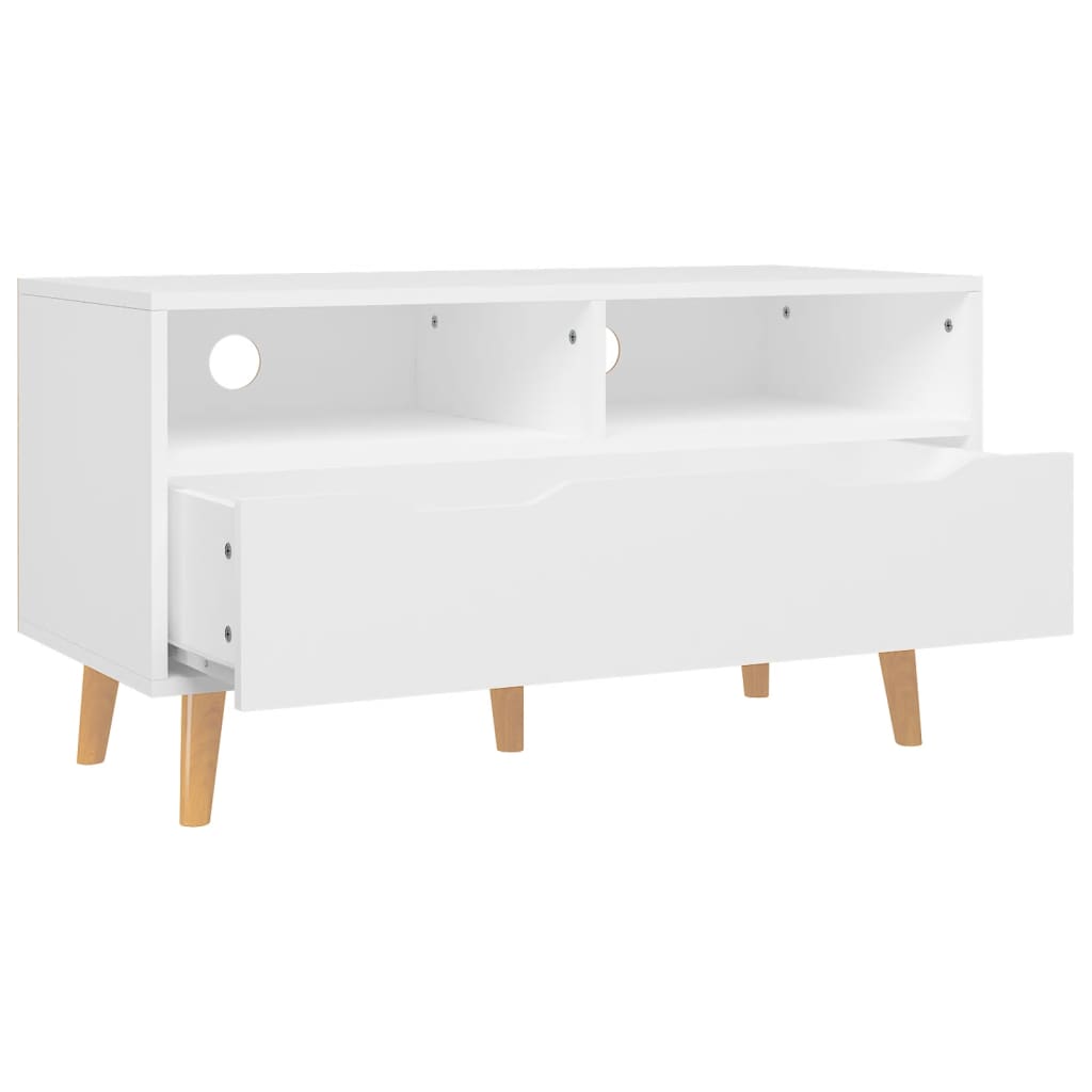 TV-Möbel Vit TV-Bänk 90x40x48,5 cm