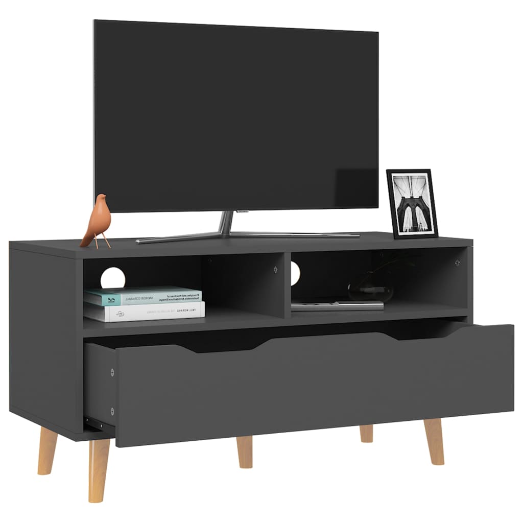TV-Möbel Grå TV-Bänk 90x40x48,5 cm