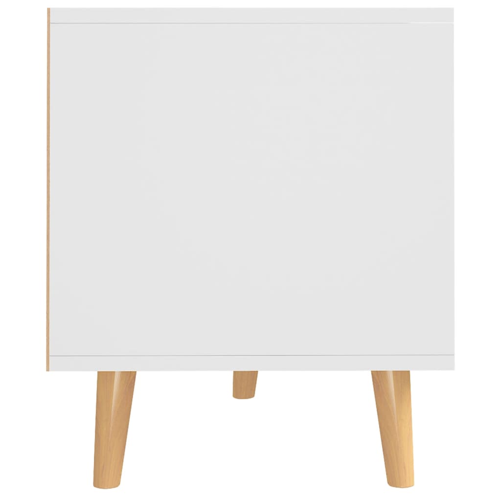 TV-Möbel Sonoma Ek TV-Bänk Vit och 90x40x48,5 cm
