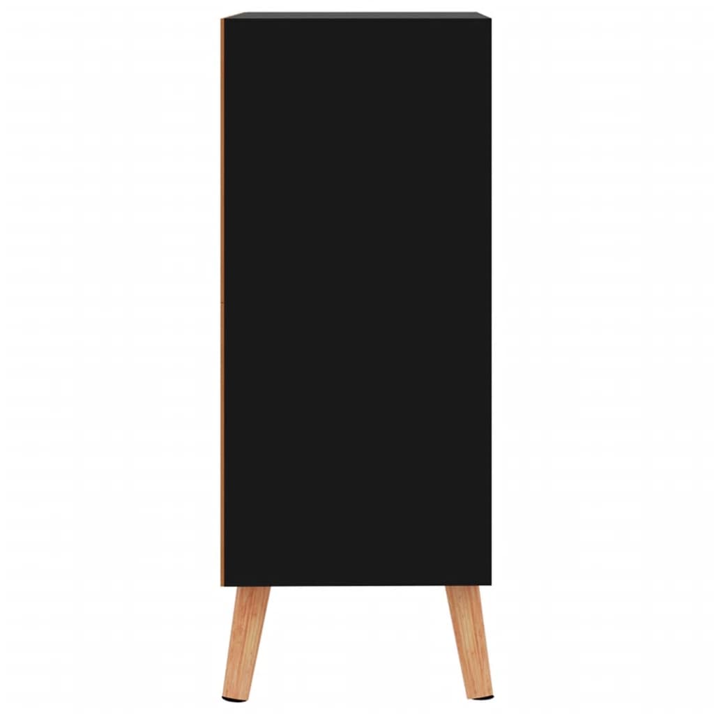 Skänk Högglans Svart 60x30x72 cm