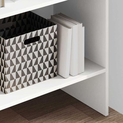 Bokhylla Vit 60x35x180 cm