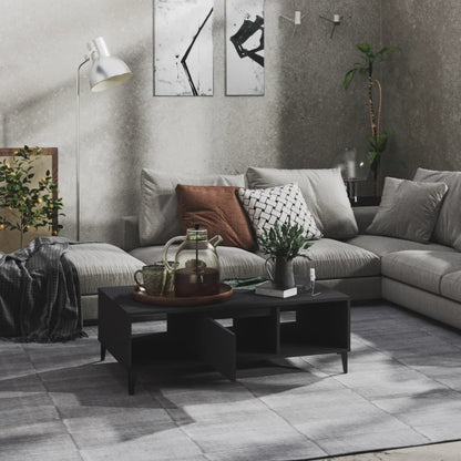 Soffbord grå 103,5x60x35 cm konstruerat trä