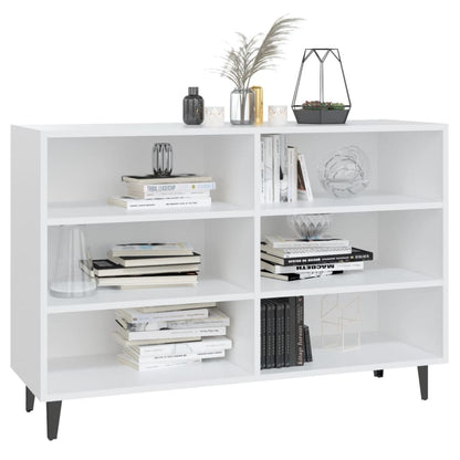 Skänk vit 103,5x35x70 cm konstruerat trä