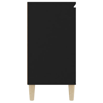 Skänk Svart 101x35x70 cm