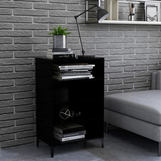 Skänk Svart 57x35x90 cm