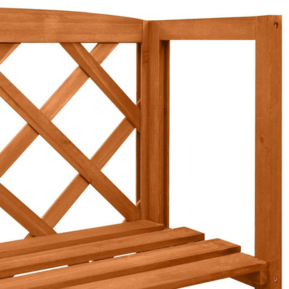 Utomhus Blomställning Växtstöd Spaljé med hyllor 55x30x140 cm massivt granträ