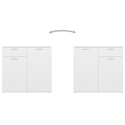 Skänk Vit 160x36x75 cm