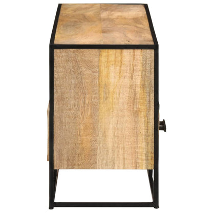 TV-Möbel Trä TV-Bänk 110x30x45 cm grovt mangoträ