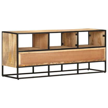 TV-Möbel Trä TV-Bänk 110x30x45 cm grovt mangoträ
