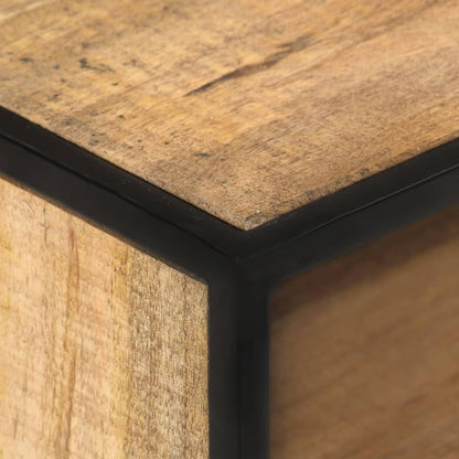TV-Möbel Trä TV-Bänk 110x30x45 cm grovt mangoträ