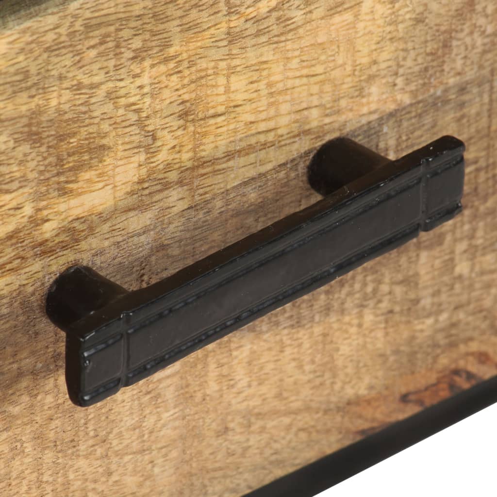 TV-Möbel Trä TV-Bänk 110x30x45 cm grovt mangoträ