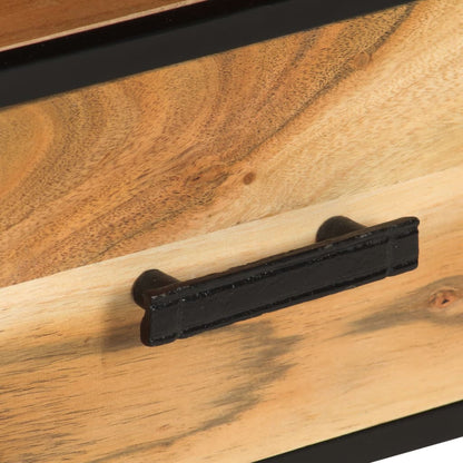 TV-Möbel Trä TV-Bänk 110x30x45 cm massivt akaciaträ