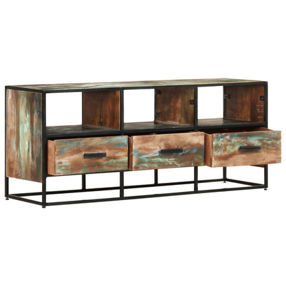 TV-Möbel Trä TV-Bänk 110x30x45 cm massivt återvunnet trä