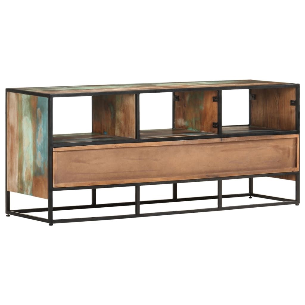 TV-Möbel Trä TV-Bänk 110x30x45 cm massivt återvunnet trä