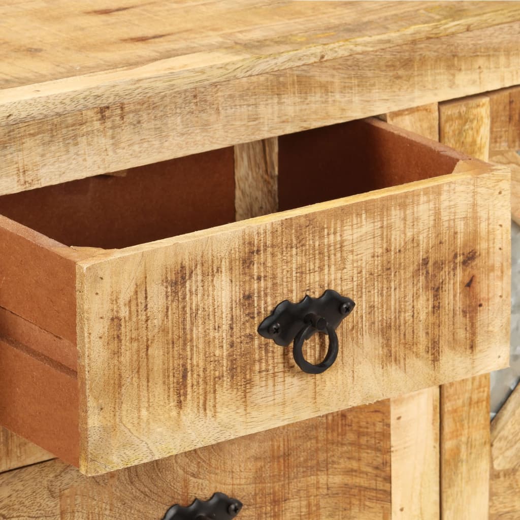 Skänk Trä 110x30x74 cm grovt mangoträ