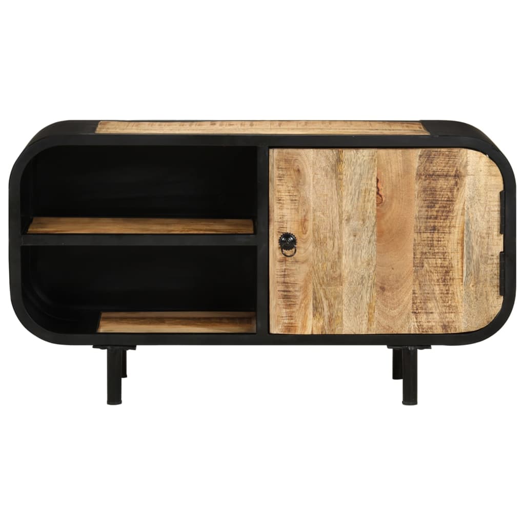TV-Möbel Trä TV-Bänk 90x30x48 cm grovt mangoträ