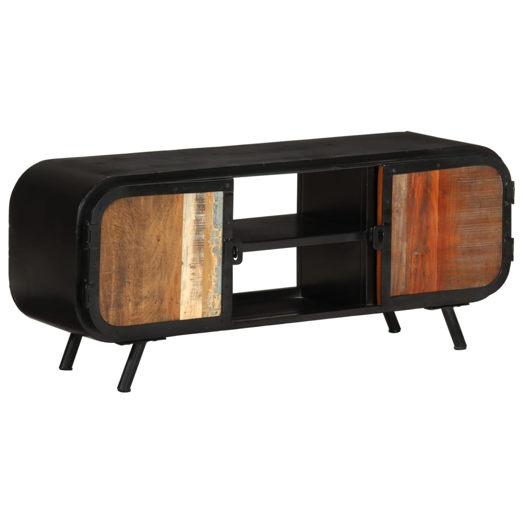 TV-Möbel Trä TV-Bänk 110x30x45 cm massivt återvunnet trä