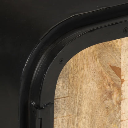 TV-Möbel Trä TV-Bänk 110x30x45 cm grovt mangoträ