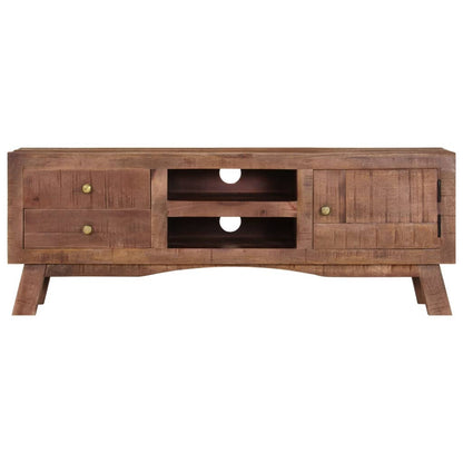 TV-Möbel Trä TV-Bänk 110x30x40 cm grovt mangoträ