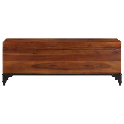 Förvaringskista 110x35x41 cm massivt akaciaträ