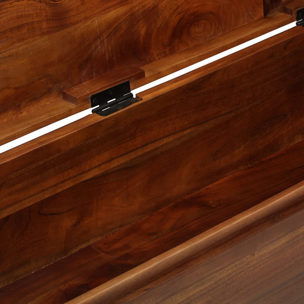 Förvaringskista 110x35x41 cm massivt akaciaträ