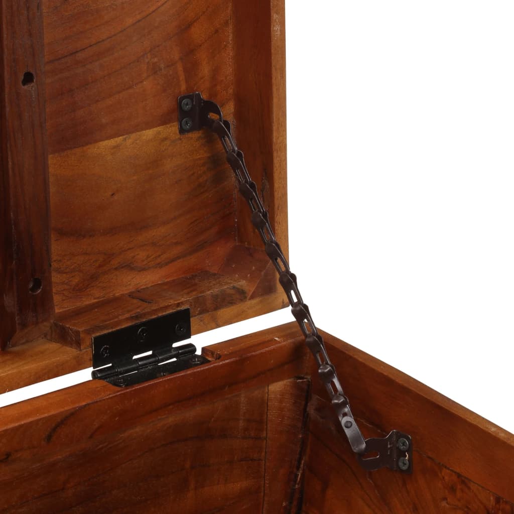 Förvaringskista 110x35x41 cm massivt akaciaträ