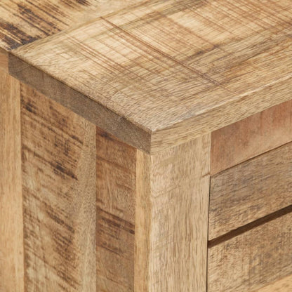 TV-Möbel Trä TV-Bänk 110x30x40 cm grovt mangoträ