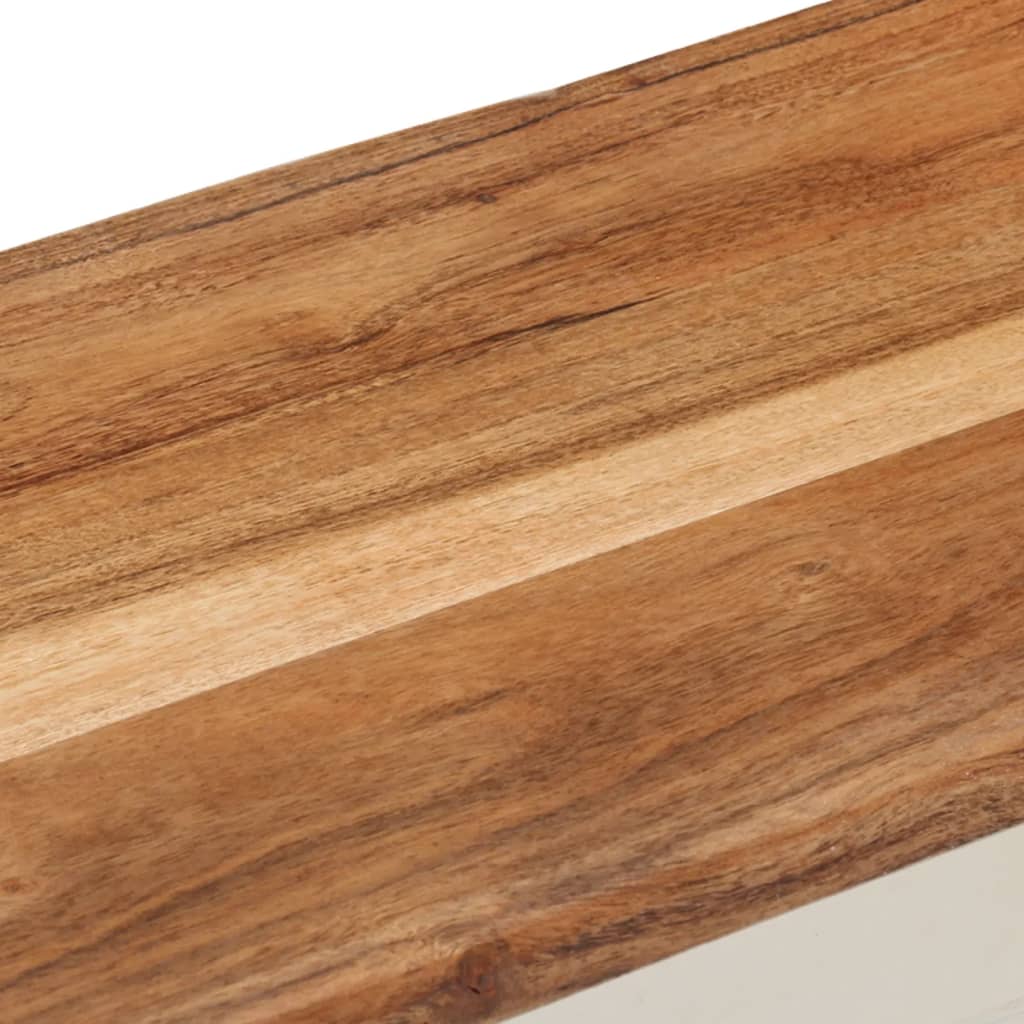 Förvaringsbänk 110x30x40 cm massivt akaciaträ
