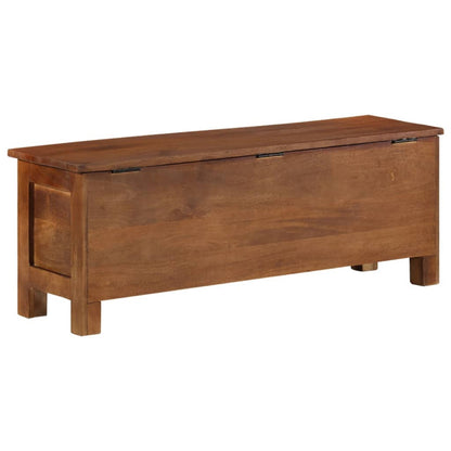 Förvaringskista 110x30x40 cm massivt mangoträ