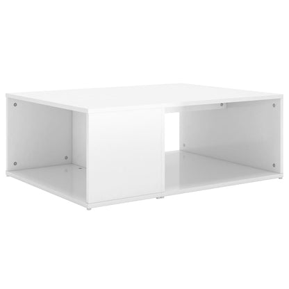 Soffbord Högglans Vit 90x67x33 cm
