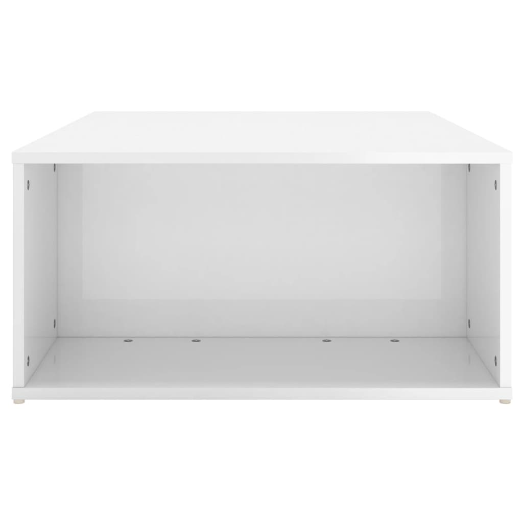 Soffbord Högglans Vit 90x67x33 cm