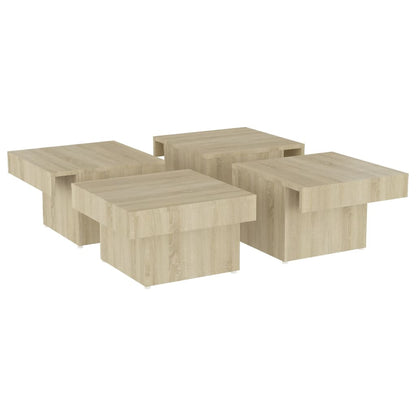 Soffbord Sonoma Ek 90x90x28 cm