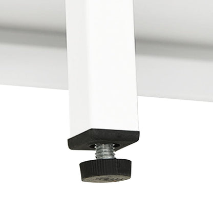 Skänk DIV. Vit 70x35x70 cm stål och glas