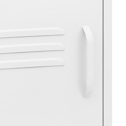 Sängbord Nattduksbord DIV. Vit 35x35x51 cm stål