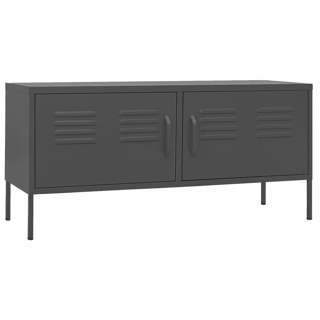 TV-Möbel DIV. TV-Bänk antracit 105x35x50 cm stål