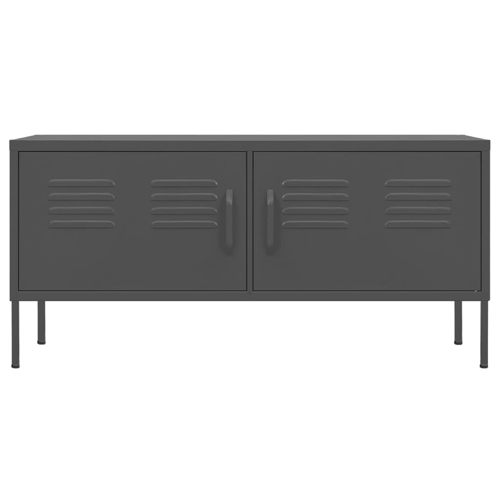 TV-Möbel DIV. TV-Bänk antracit 105x35x50 cm stål