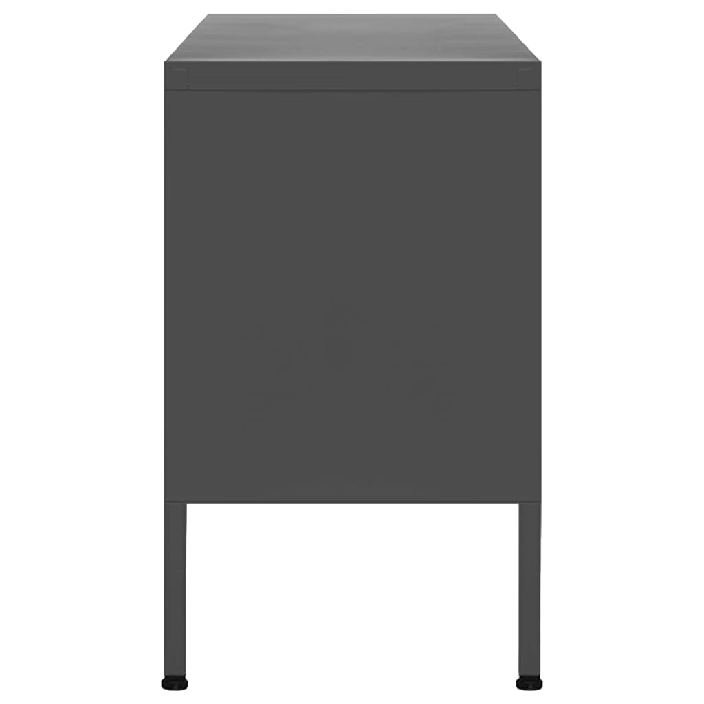TV-Möbel DIV. TV-Bänk antracit 105x35x50 cm stål