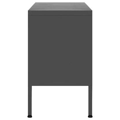 TV-Möbel DIV. TV-Bänk antracit 105x35x50 cm stål