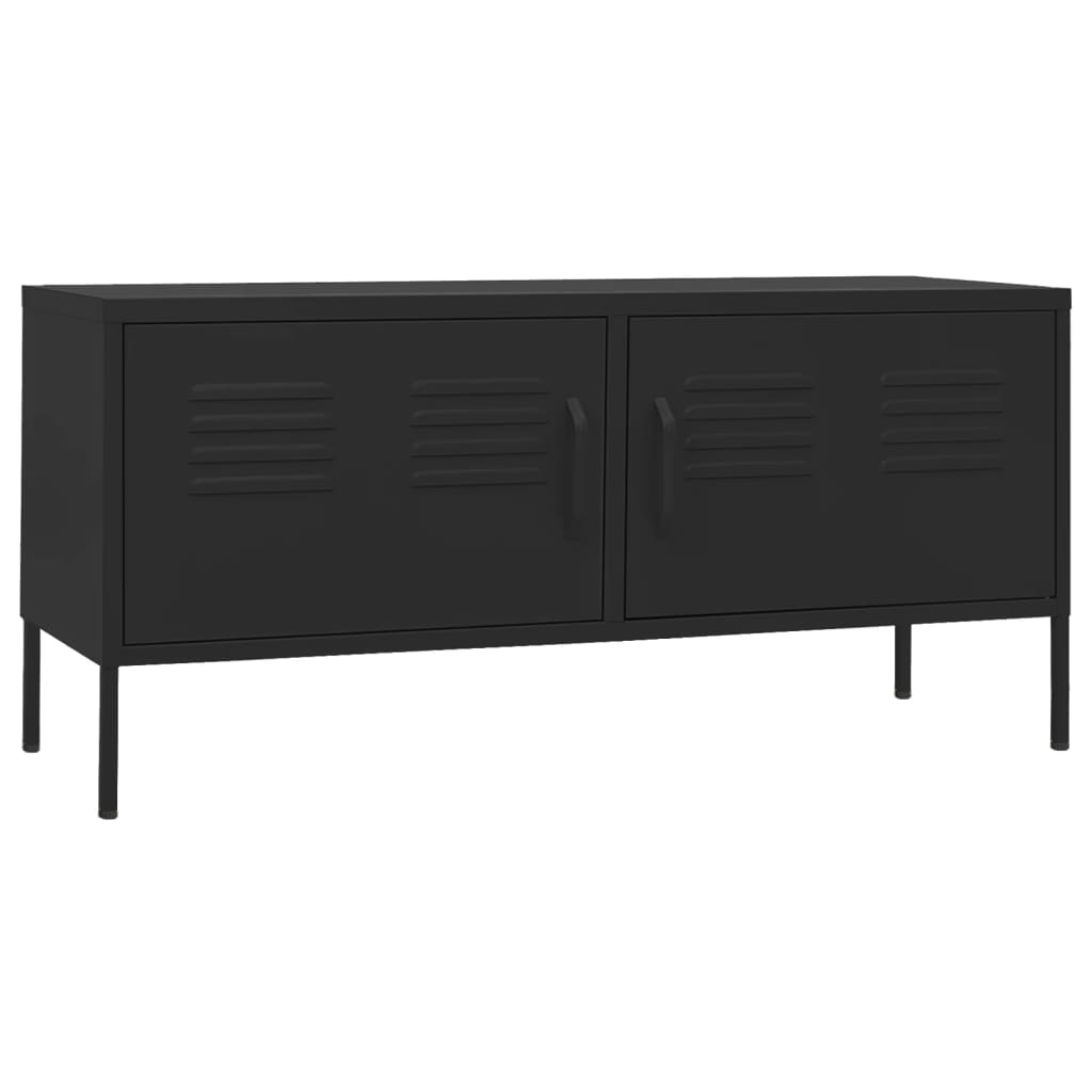 TV-Möbel DIV. TV-Bänk Svart 105x35x50 cm stål