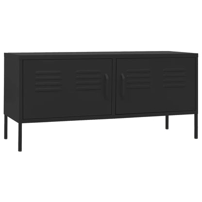 TV-Möbel DIV. TV-Bänk Svart 105x35x50 cm stål