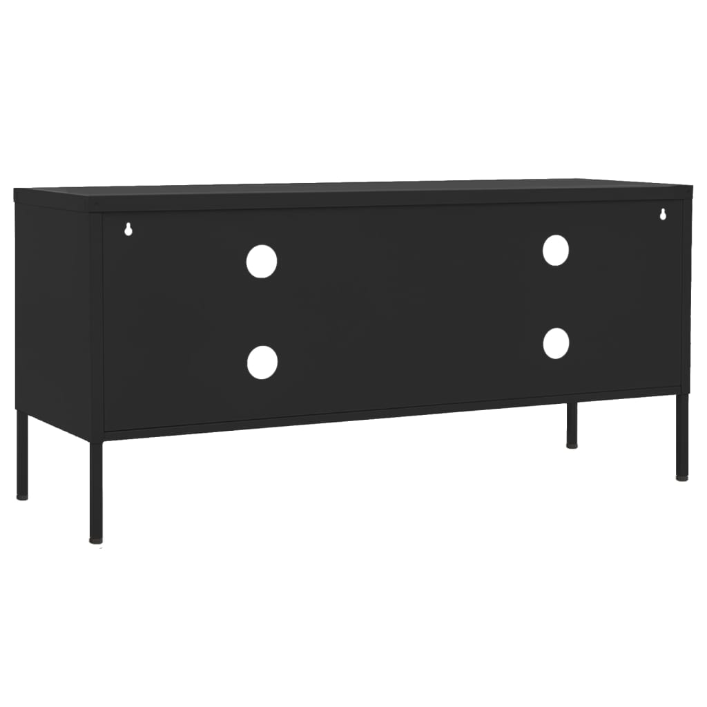 TV-Möbel DIV. TV-Bänk Svart 105x35x50 cm stål