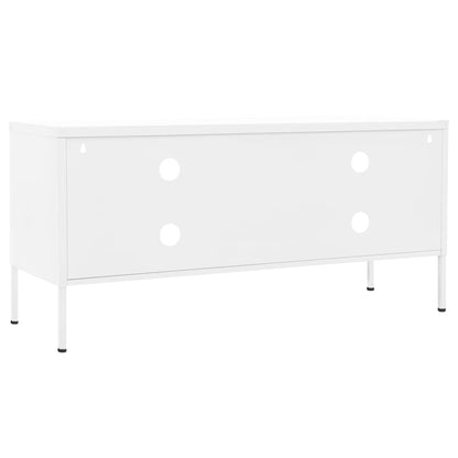 TV-Möbel DIV. Vit TV-Bänk 105x35x50 cm stål