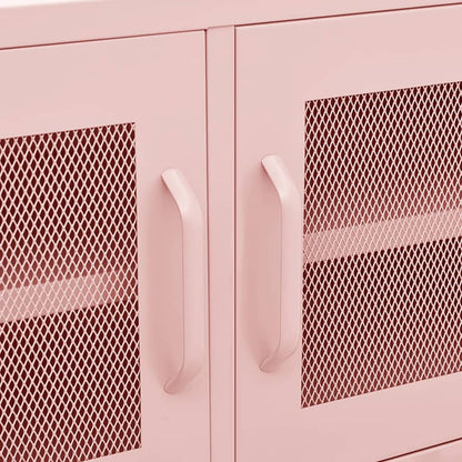 TV-Möbel DIV. TV-Bänk pink 105x35x50 cm stål