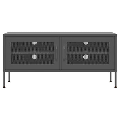 TV-Möbel DIV. TV-Bänk antracit 105x35x50 cm stål