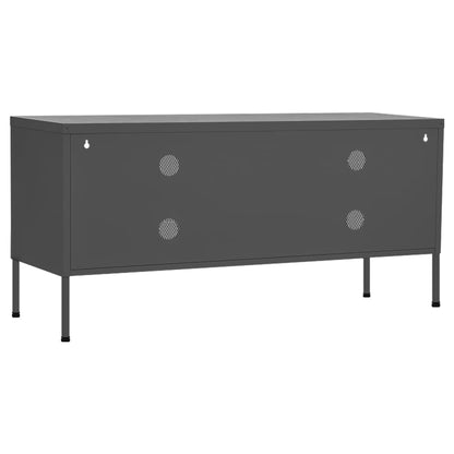 TV-Möbel DIV. TV-Bänk antracit 105x35x50 cm stål