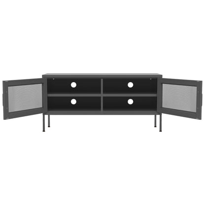 TV-Möbel DIV. TV-Bänk antracit 105x35x50 cm stål