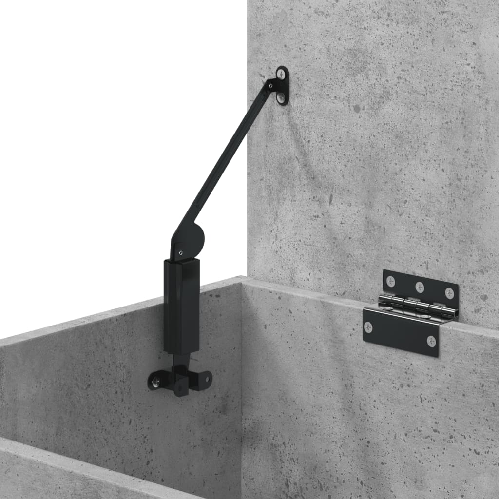 Förvaringskista Betonggrå 84x42x46 cm