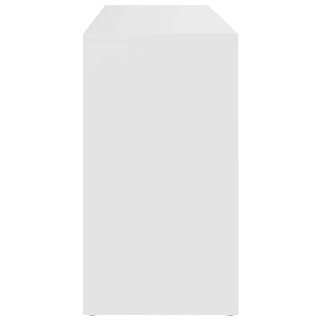 Skoställ Vit Skobänk 103x30x55 cm