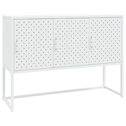 Skänk vit 105x35x75 cm stål