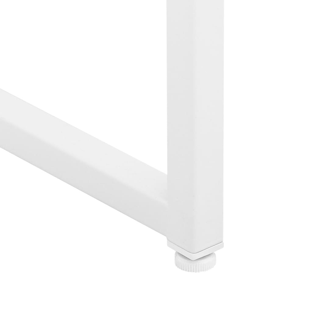 Skänk vit 105x35x75 cm stål